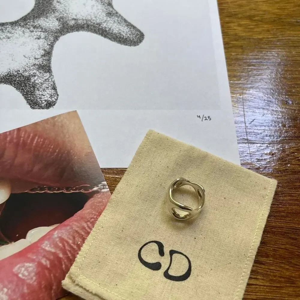 California Dirt Portals Ring Sterling Silver Size 5 NWT Art Print Poster Pouch